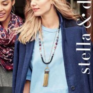 Stella & Dot Genevieve Tassel Necklace